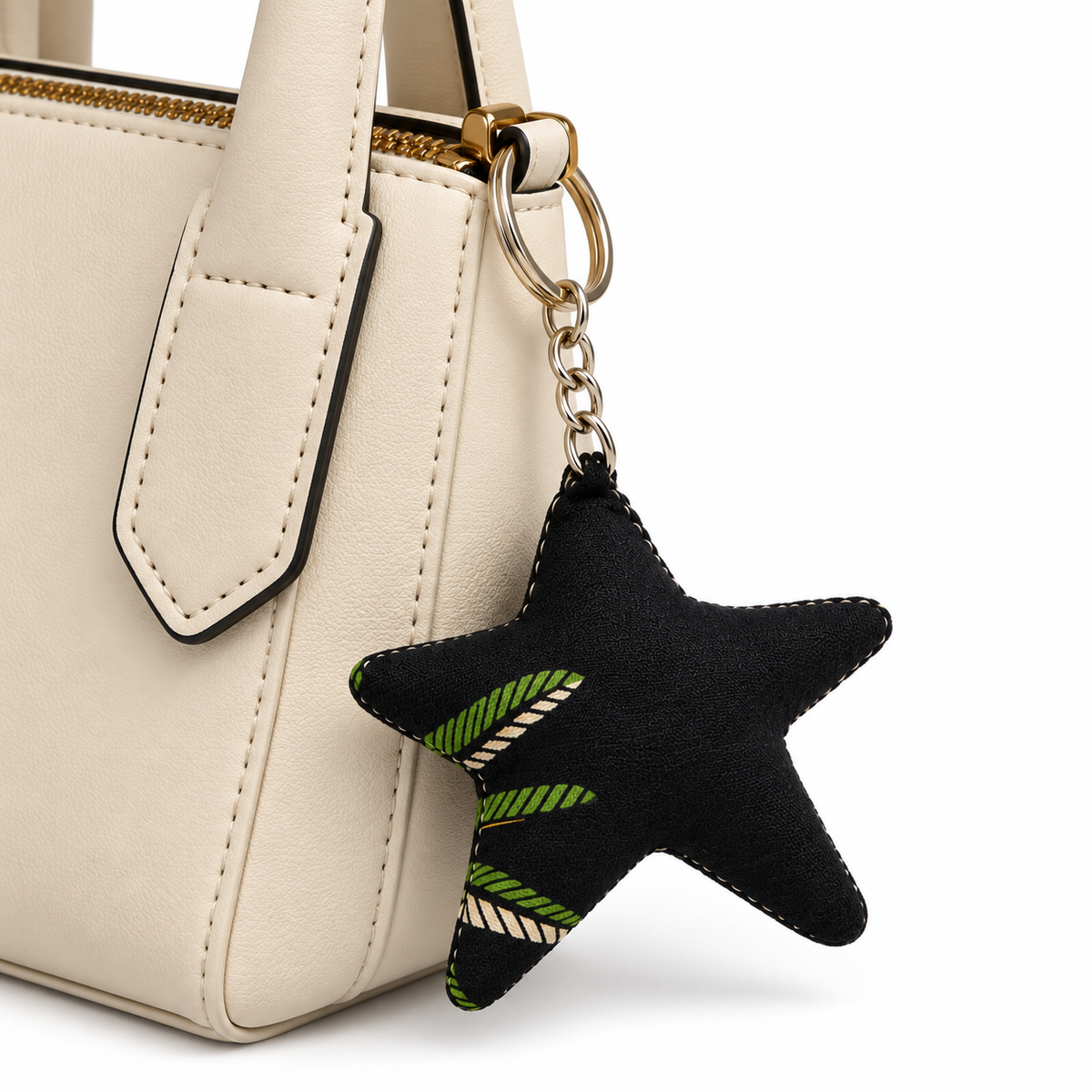 Black Star Bag Charm