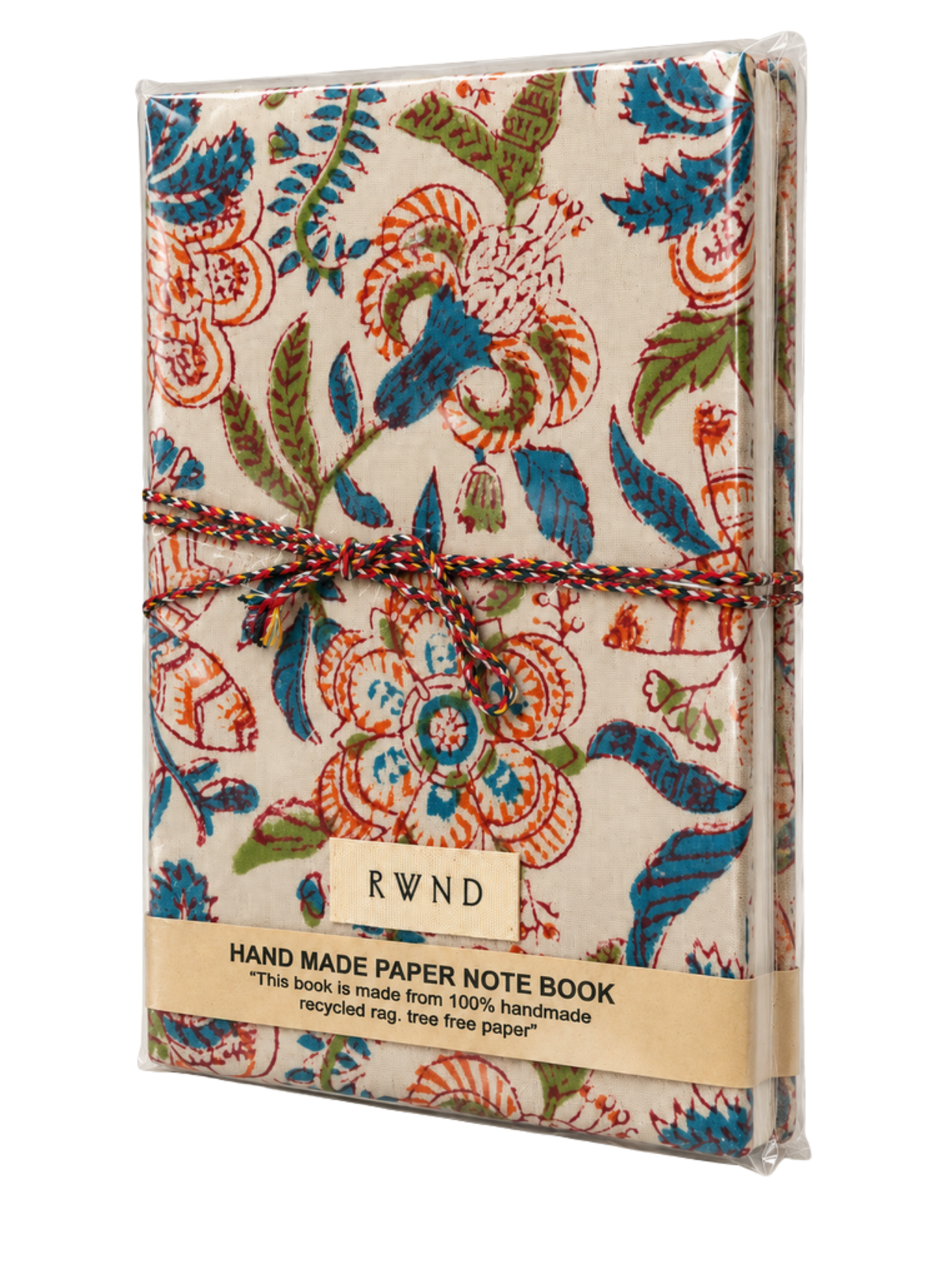 Multicolor Floral Handmade Paper Diary