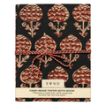 Black & Rust Floral Handmade Paper Diary
