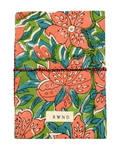 Green & Coral Floral Handmade Paper Diary