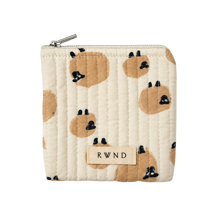 Small Hand Block-Printed Coin Pouch